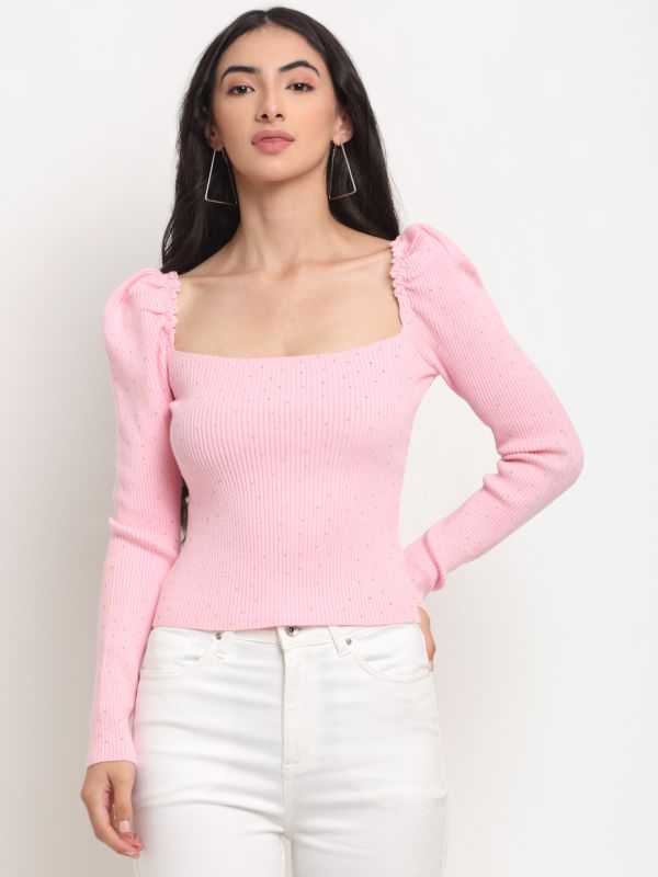 Pink Coloured Top by Global Republic
