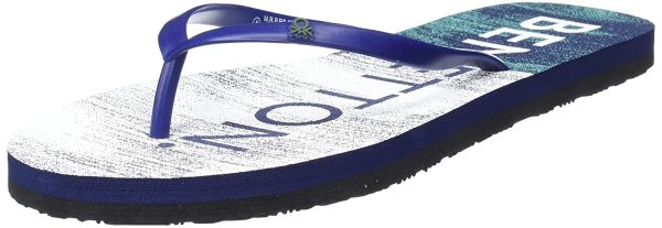 Blue Coloured Flip Flops by Benetton