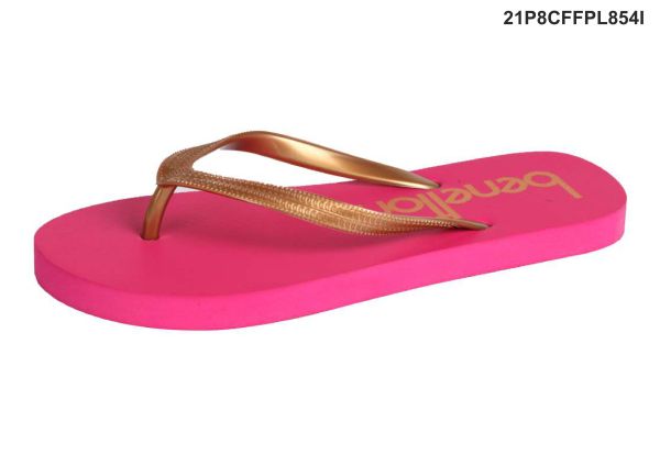 Pink Coloured Flip Flops by Benetton