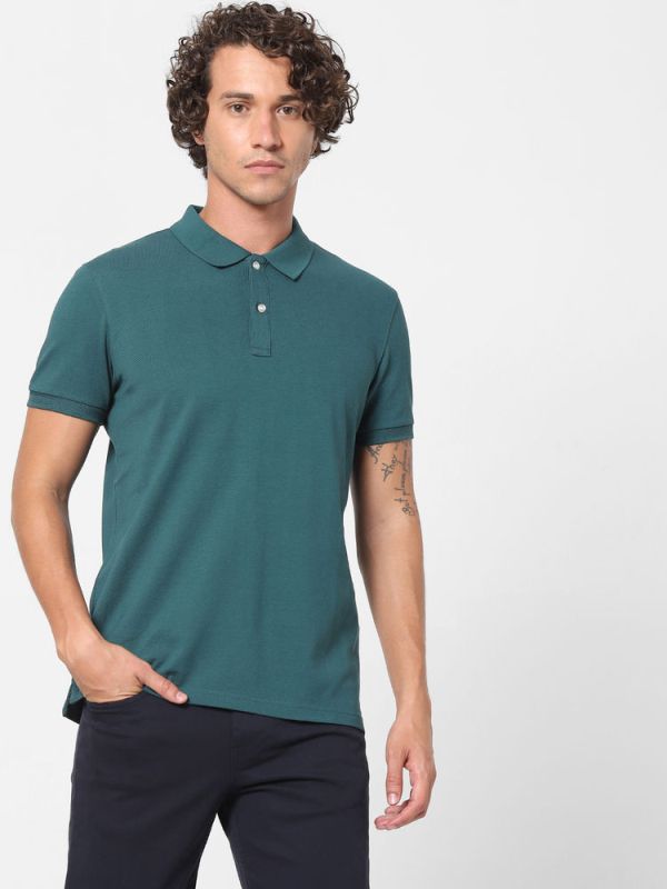 Celio Green Regular Fit Polo T-shirt