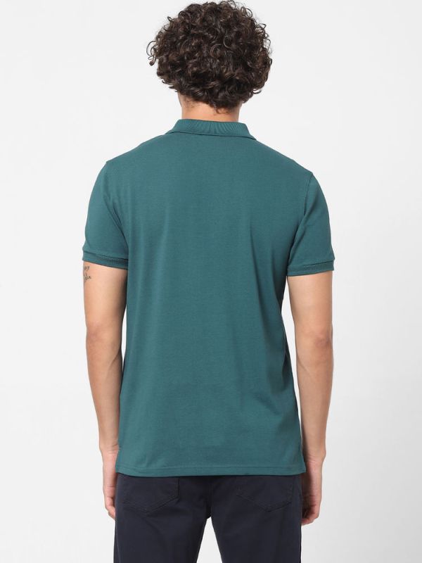Celio Green Regular Fit Polo T-shirt