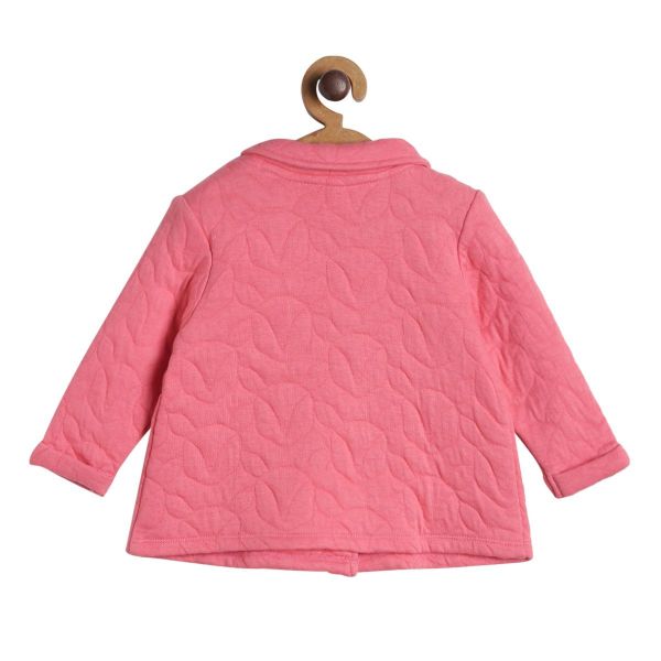 Mini Klub Girls Coral Quilted Jacket