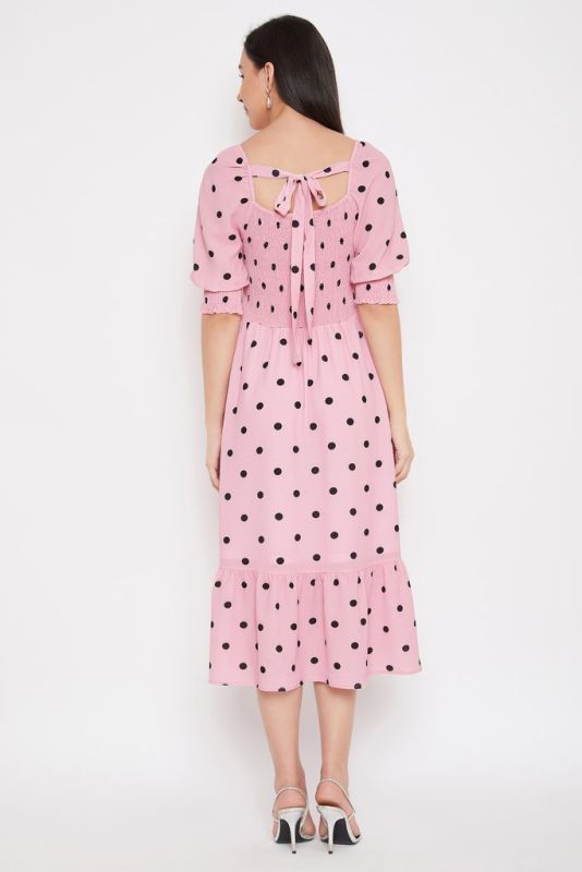 Madame Pink Color Dress for Women