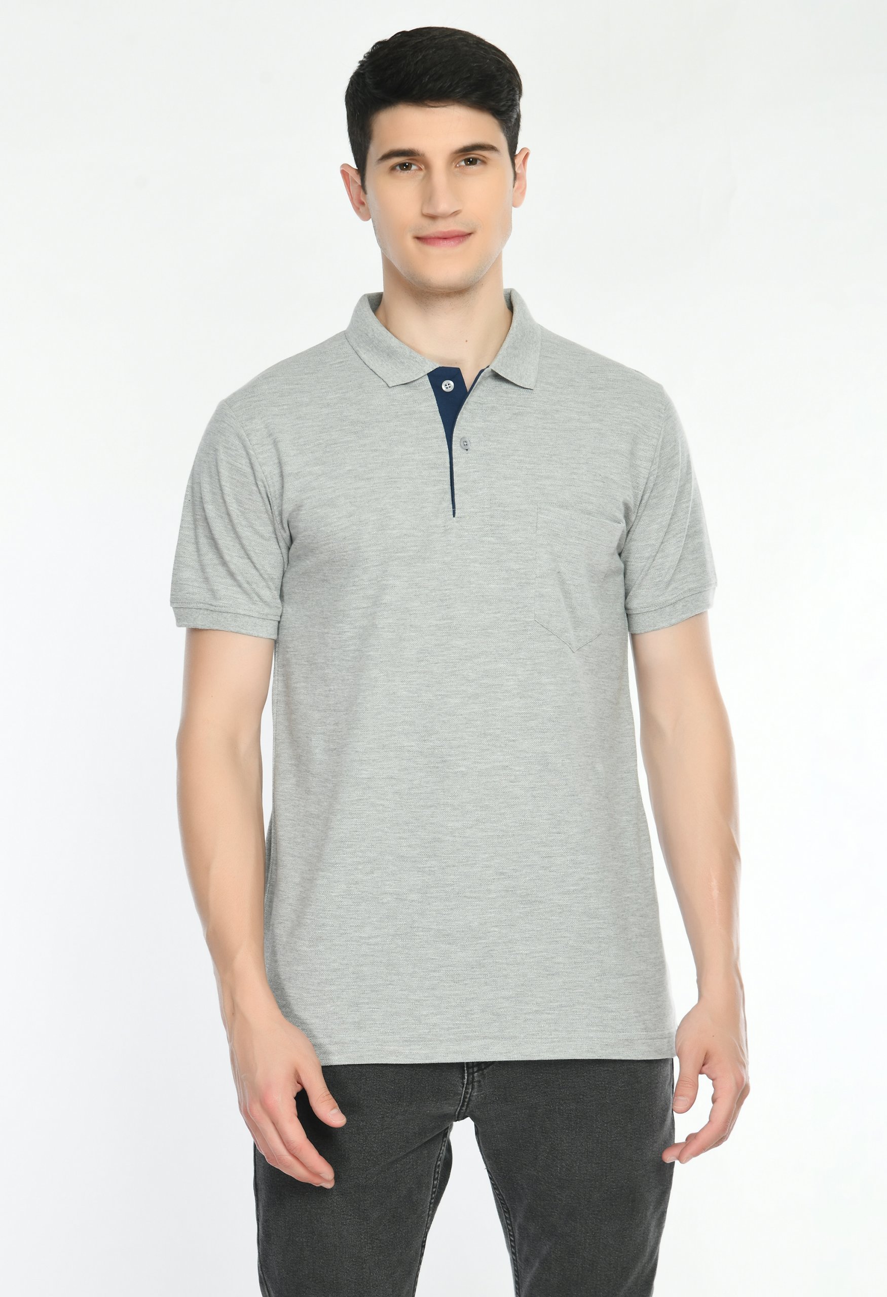 Grey Coloured T Shirt by Deerdo