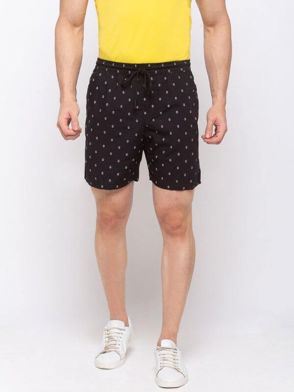 Status Quo Printed Regular Fit Shorts