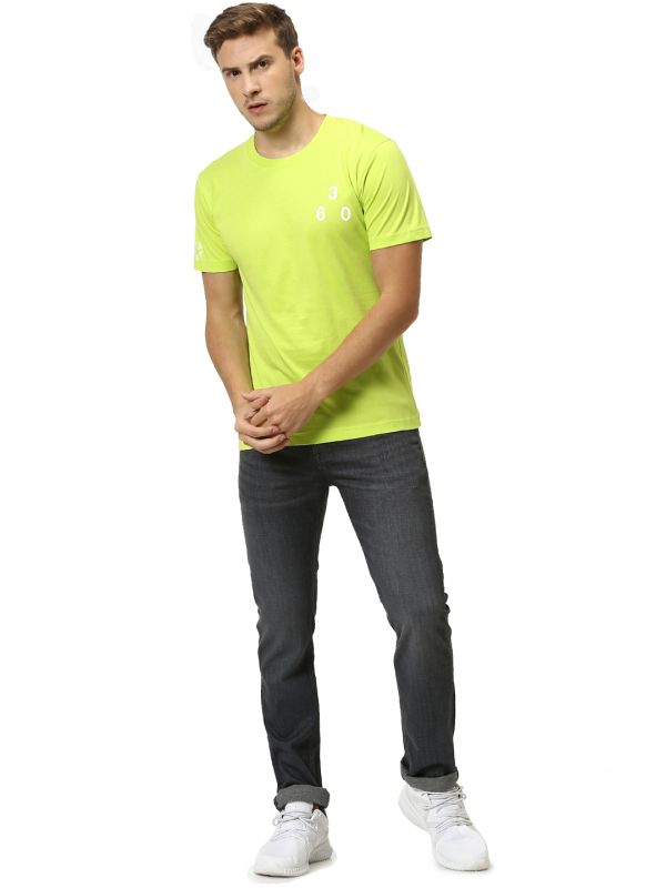 Yellow Coloured T Shirt by Celio