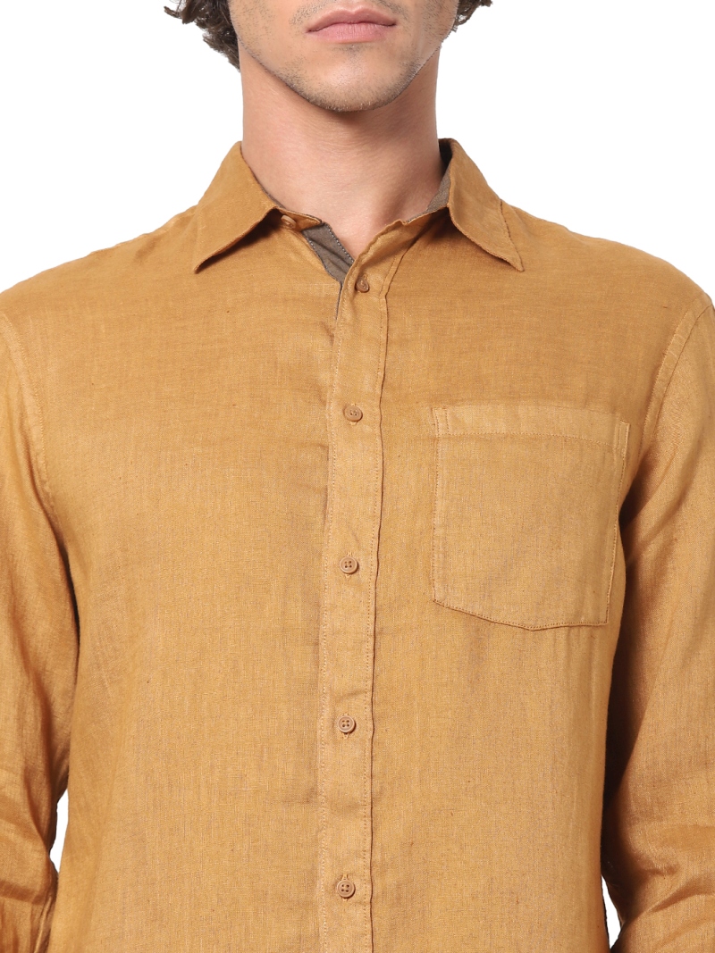 Brown Coloured Shirt by Celio