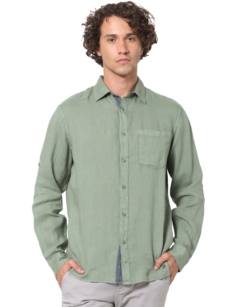 Olive Coloured Shirt by Celio