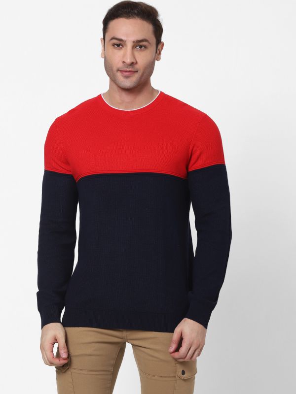 Celio 100% Cotton Red Sweater