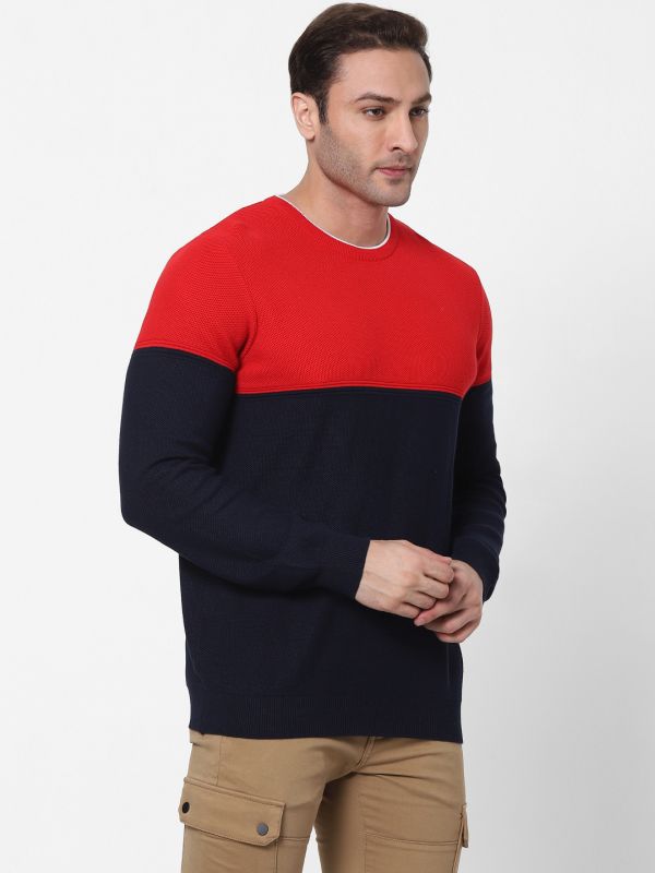 Celio 100% Cotton Red Sweater