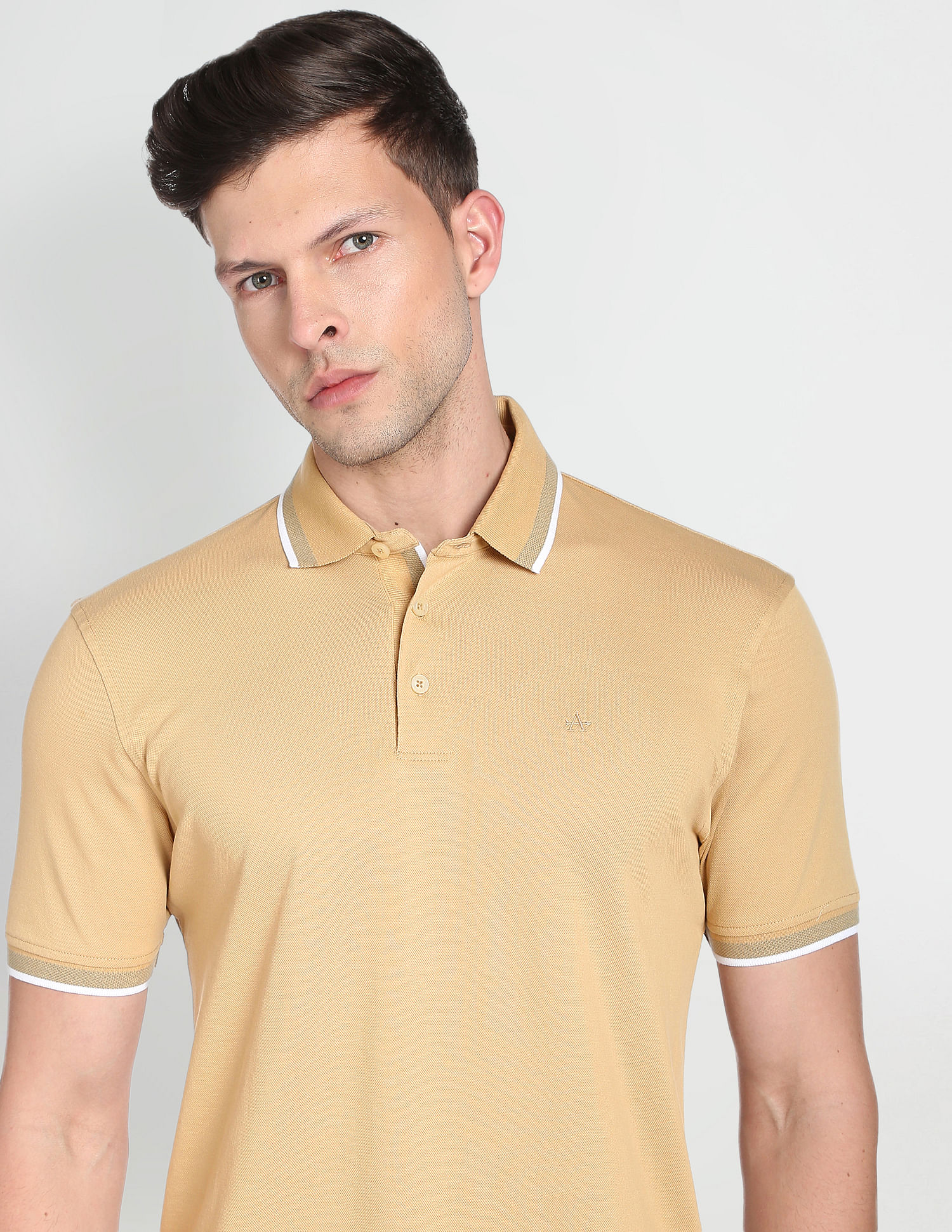 Cotton Solid Polo Shirt