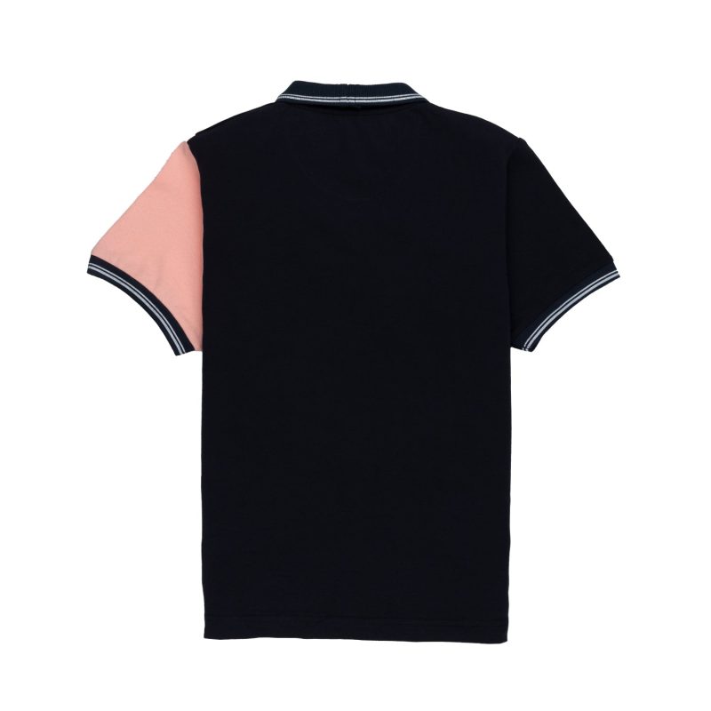 Boys Colourblock Polo T-Shirt