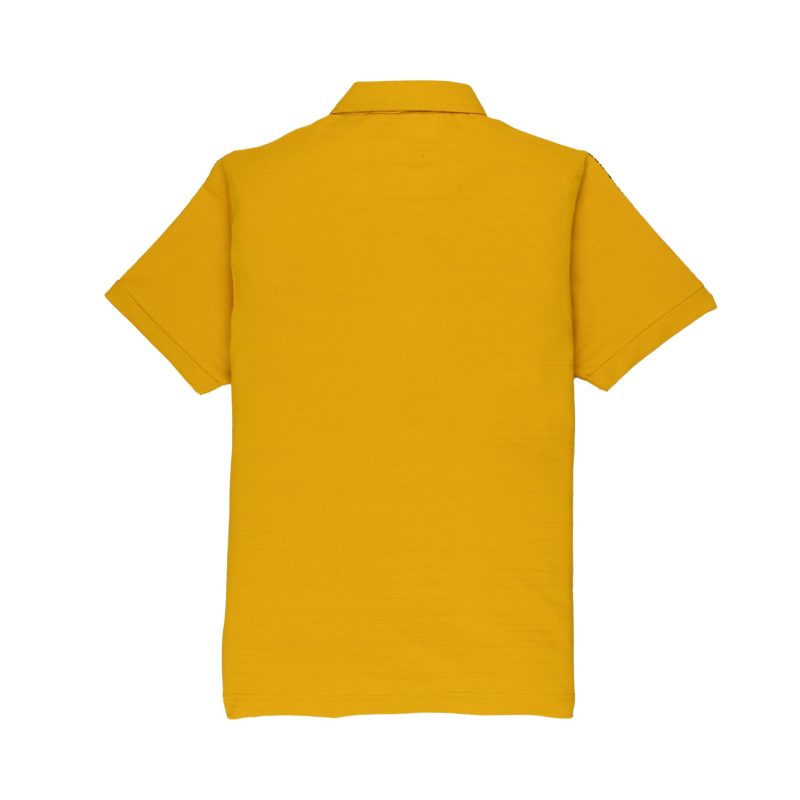 Boys Colourblock Polo T-Shirt