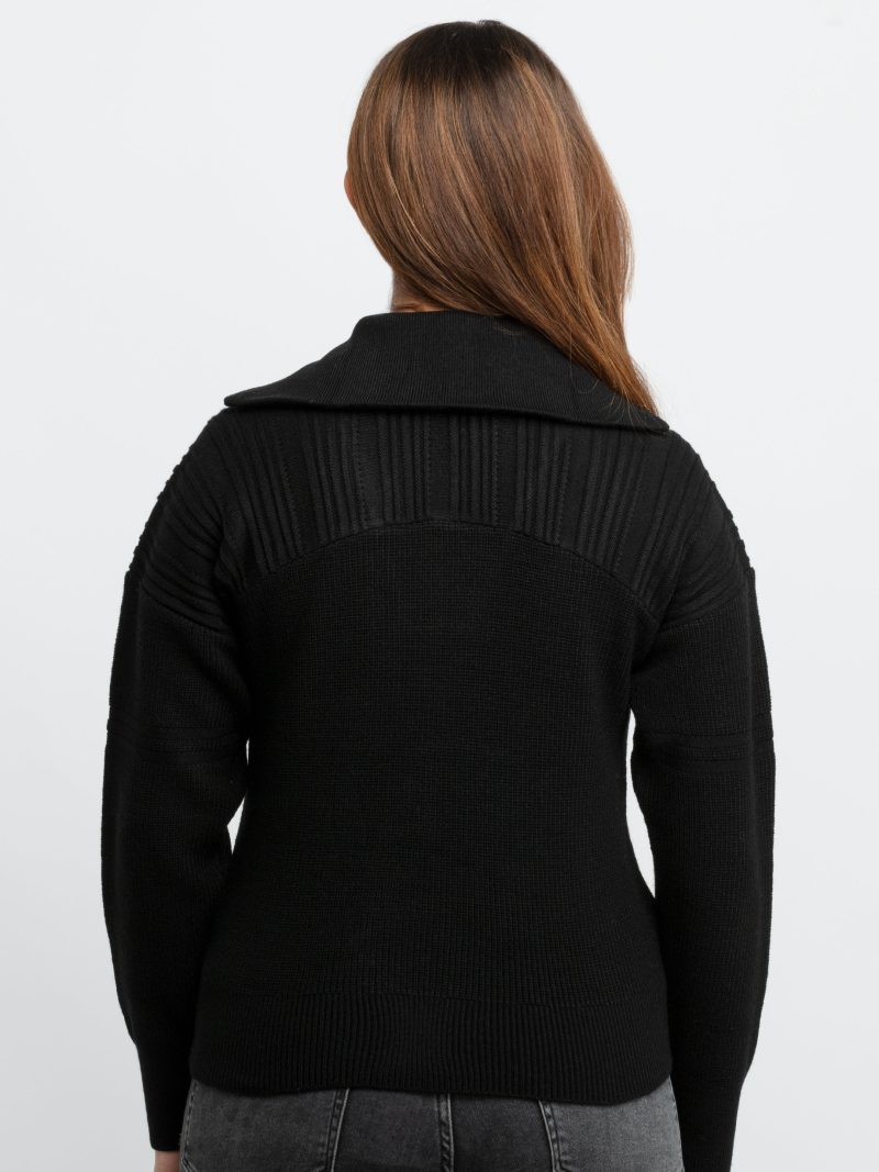 Womens Solid High Neck Sweater