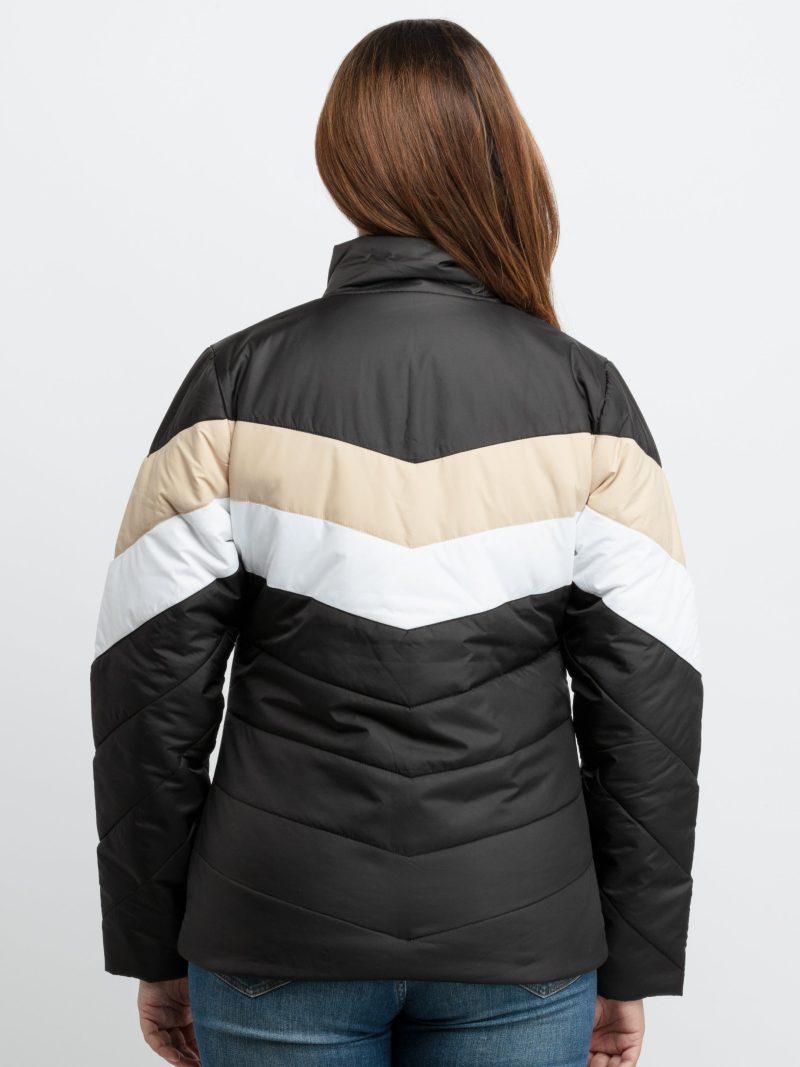 Womens Quilted High Neck Jacket