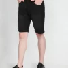 Mid Rise Comfort Slim Fit Shorts