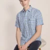 Outdoor Check Linen Cotton Shirt