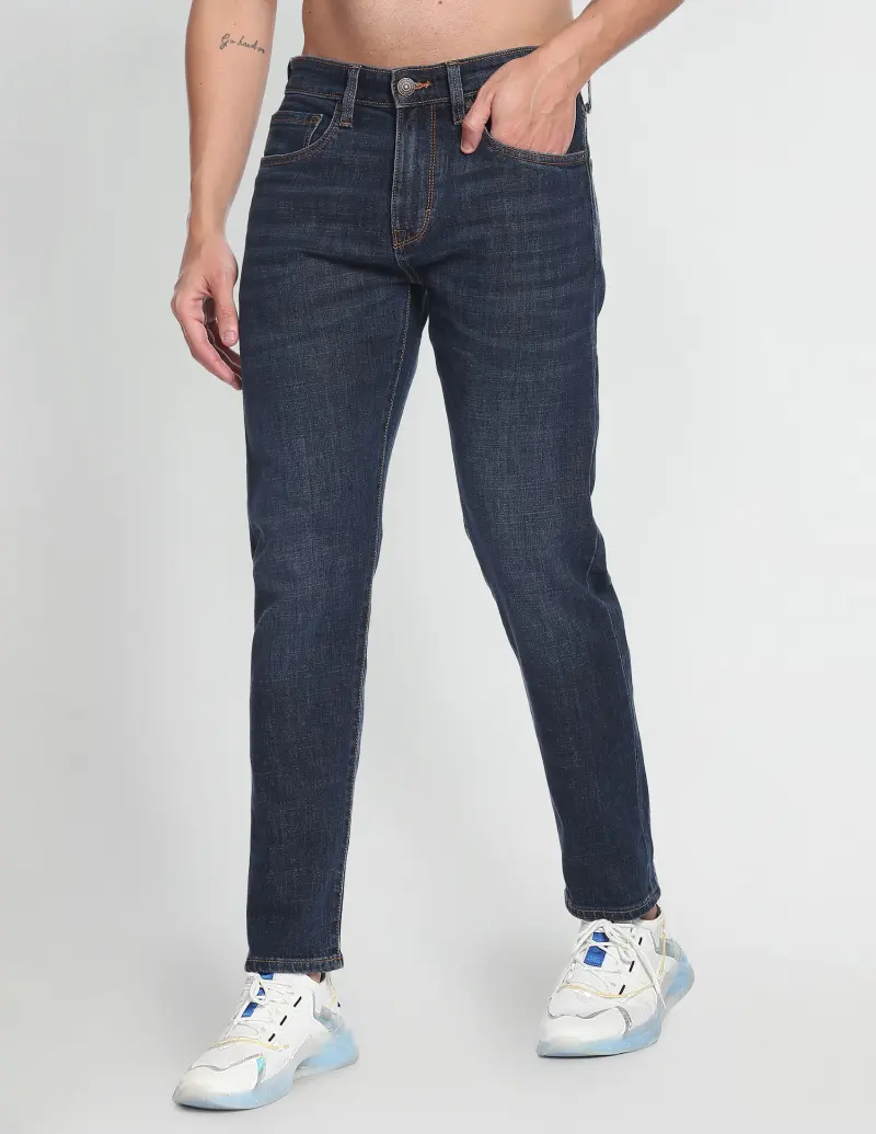 Slash Slim Tapered Fit Rinsed Classic Vintage Jeans