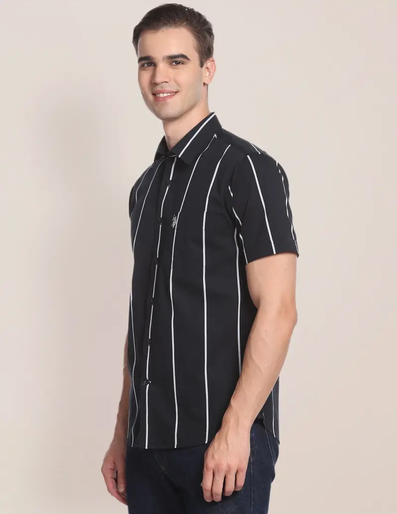 Iconic Peached Stripe Shirt