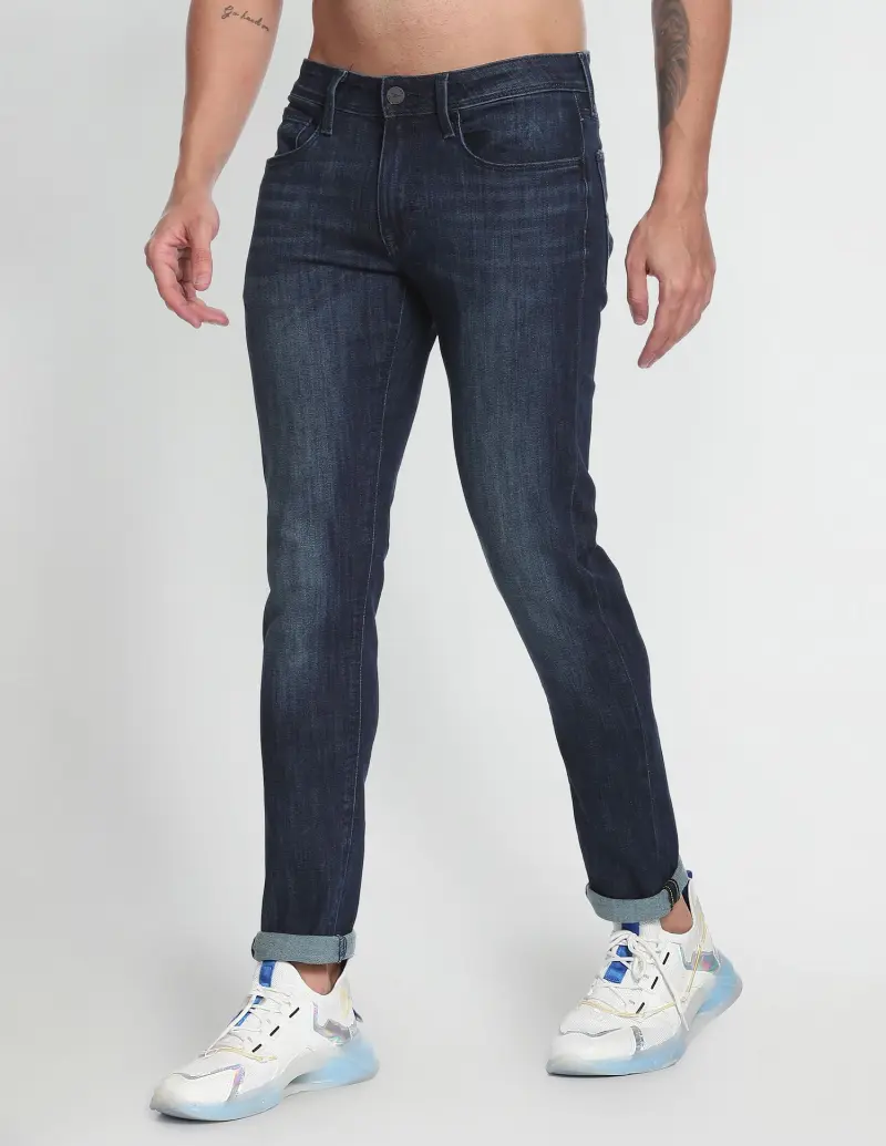 Low Rise Super Skinny Fit Luxe Jeans