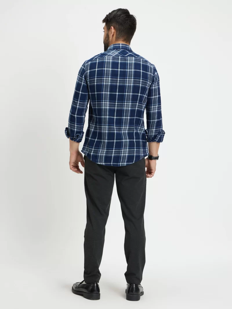 Celio Cotton Slim Fit Mens Casual Shirt