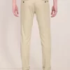 Solid Cotton Stretch Chinos