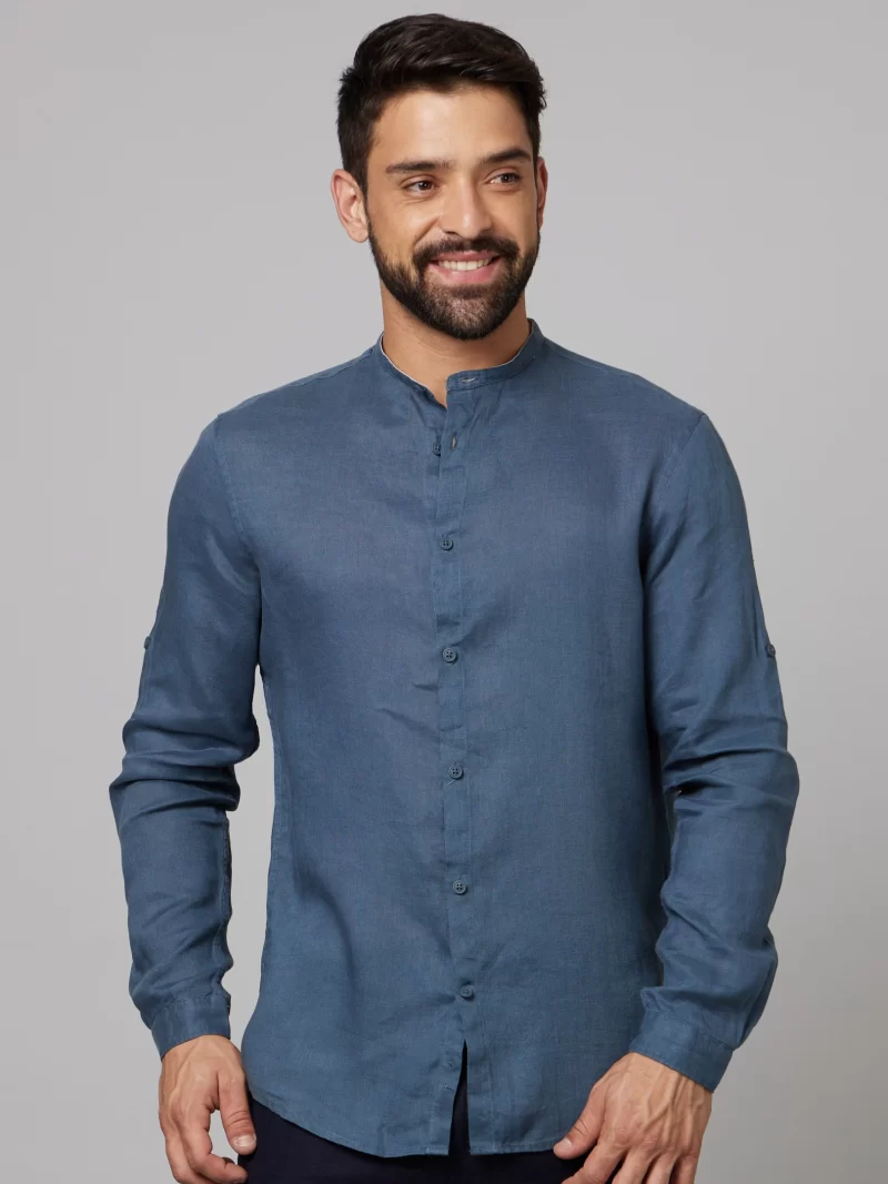 Celio Cotton Slim Fit Mens Casual Shirt