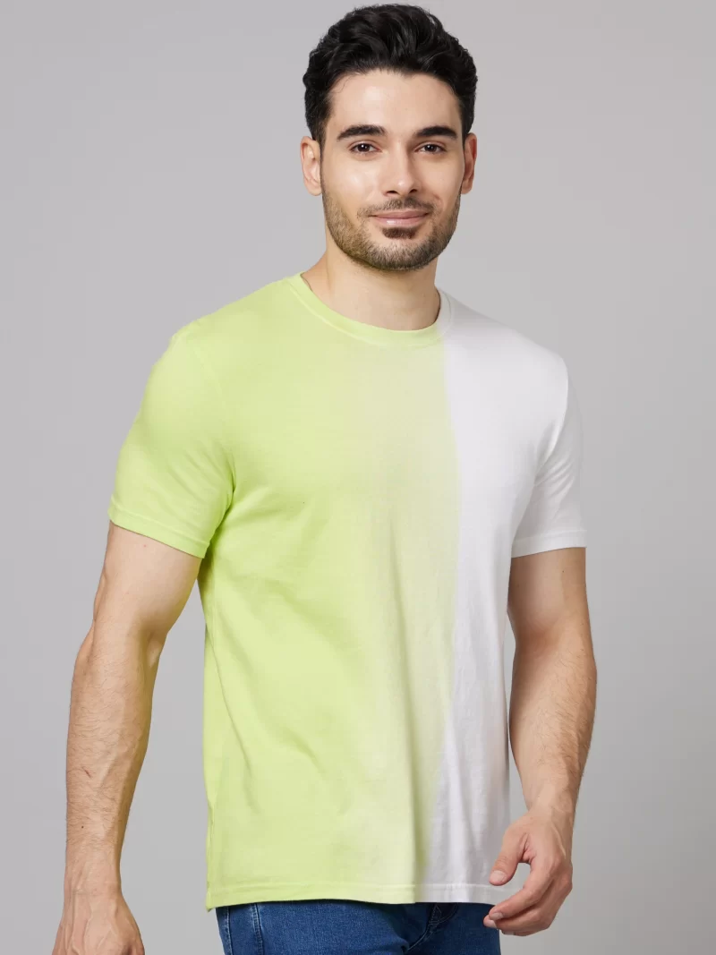 Celio Men Solid White Half Sleeve Collar Shirt