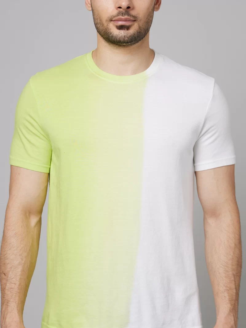 Celio Men Solid White Half Sleeve Collar Shirt
