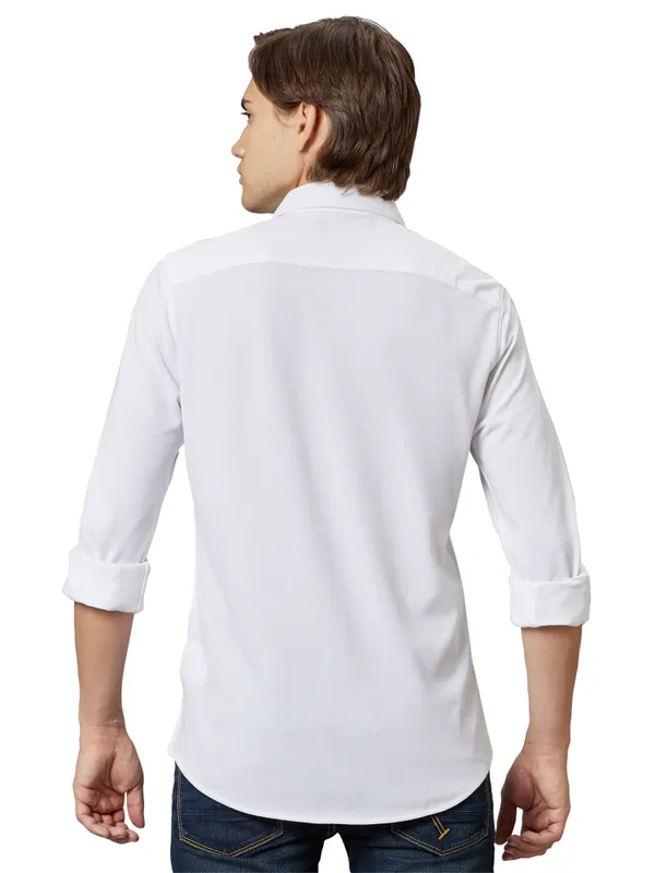 BEING HUMAN SLIM FIT SHIRTS LONG SLEEVE WHITE