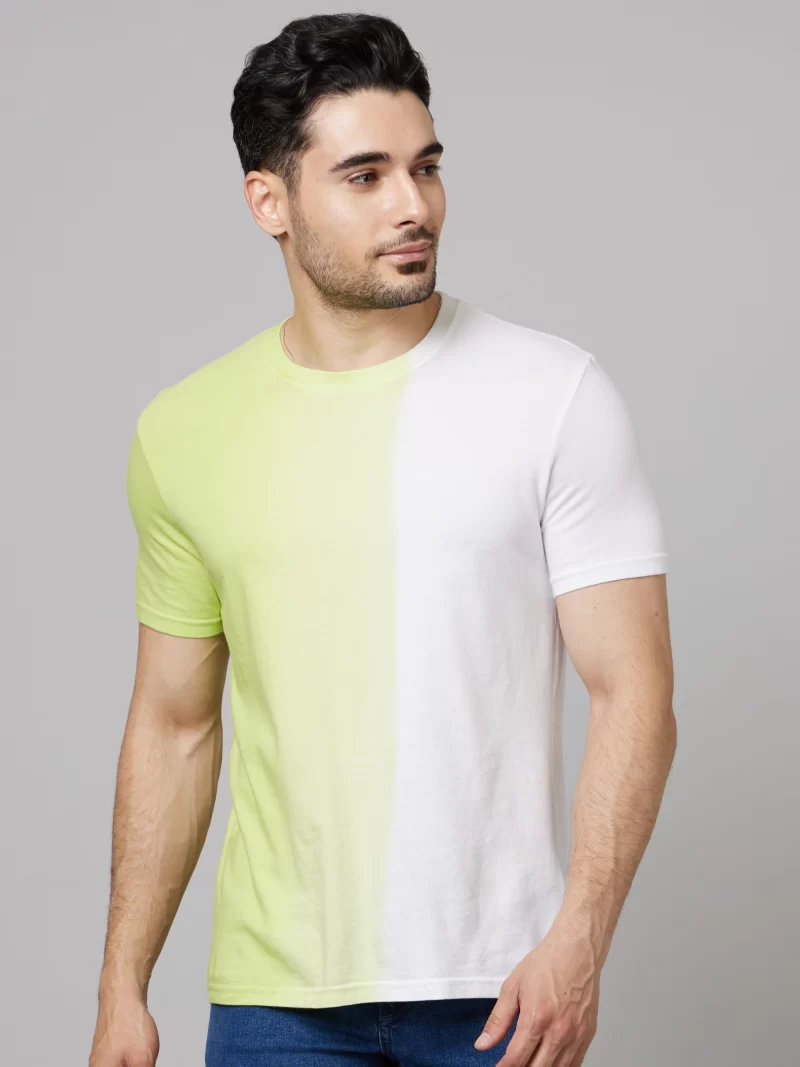 Celio Men Solid White Half Sleeve Collar Shirt