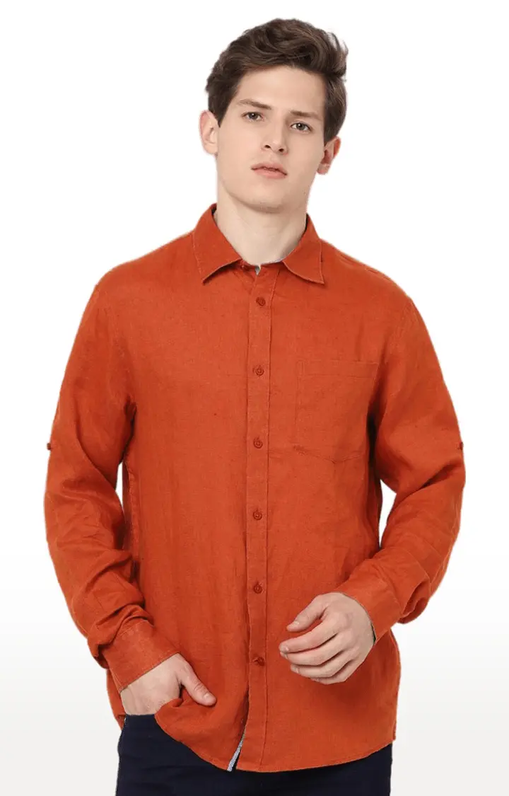 Celio Cotton Slim Fit Mens Casual Shirt