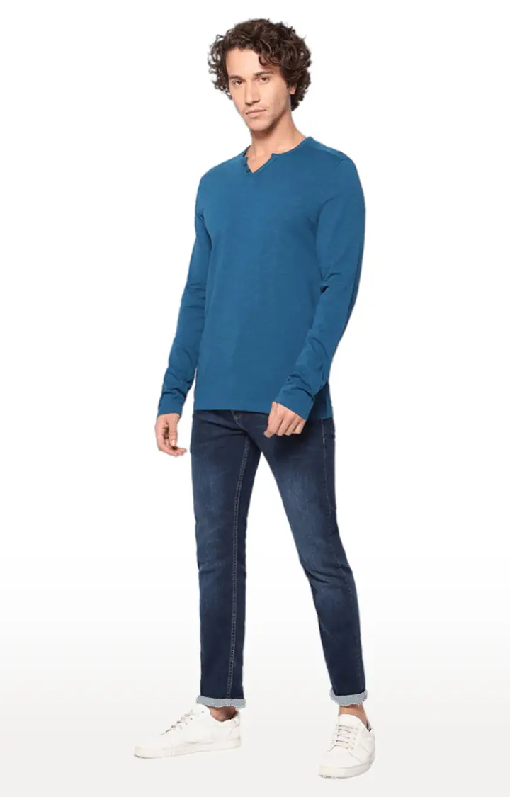 Celio Cotton Slim Fit Mens Casual Shirt