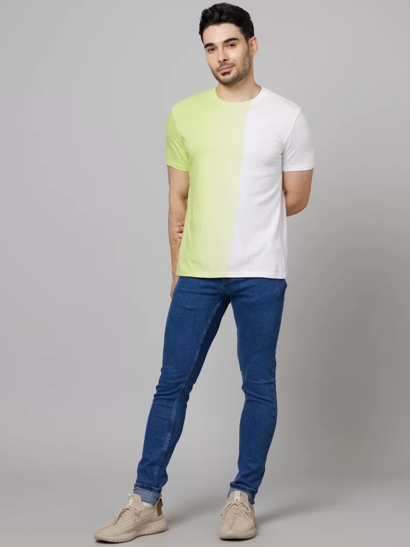 Celio Men Solid White Half Sleeve Collar Shirt