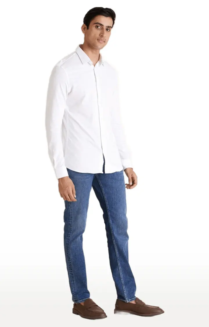 Celio Cotton Slim Fit Mens Casual Shirt