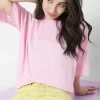 PINK BOXY TOP