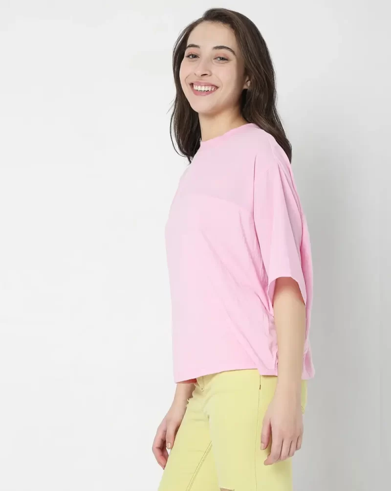 PINK BOXY TOP