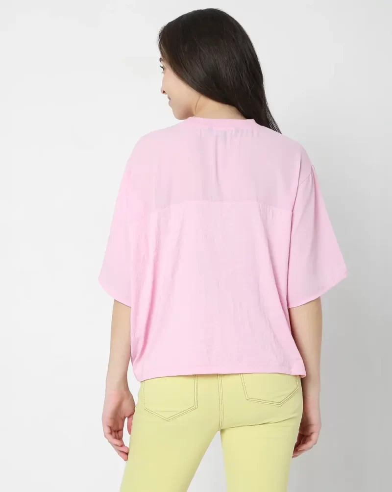 PINK BOXY TOP