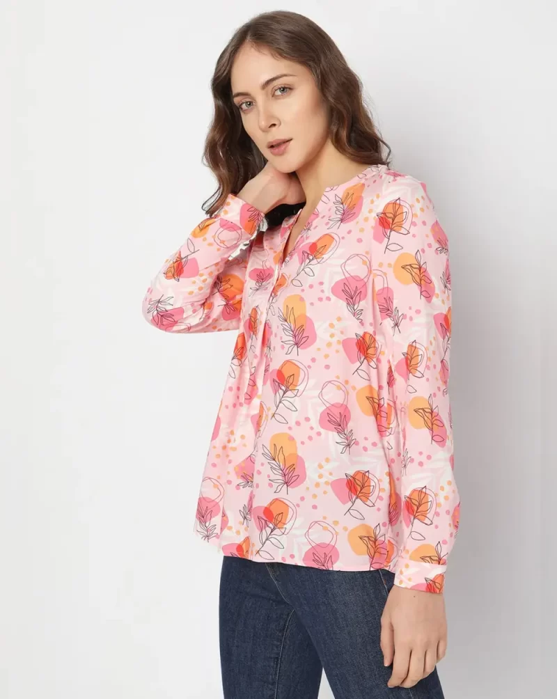 Buy Pink Floral Top Online at Best Price in India - Suvidha Stores