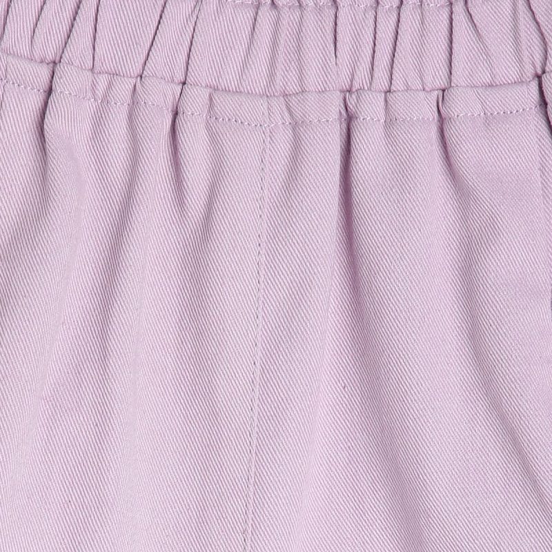 Girls Lilac Woven Shorts