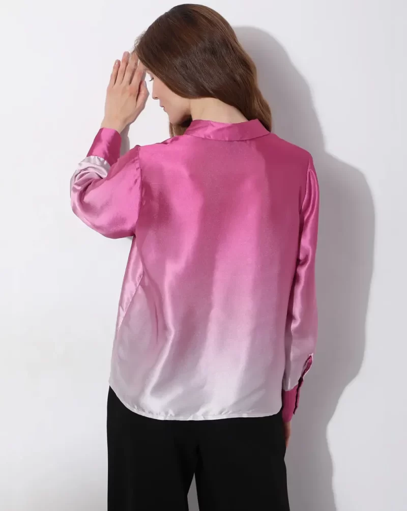 PINK OMBRE FULL SLEEVES SHIRT