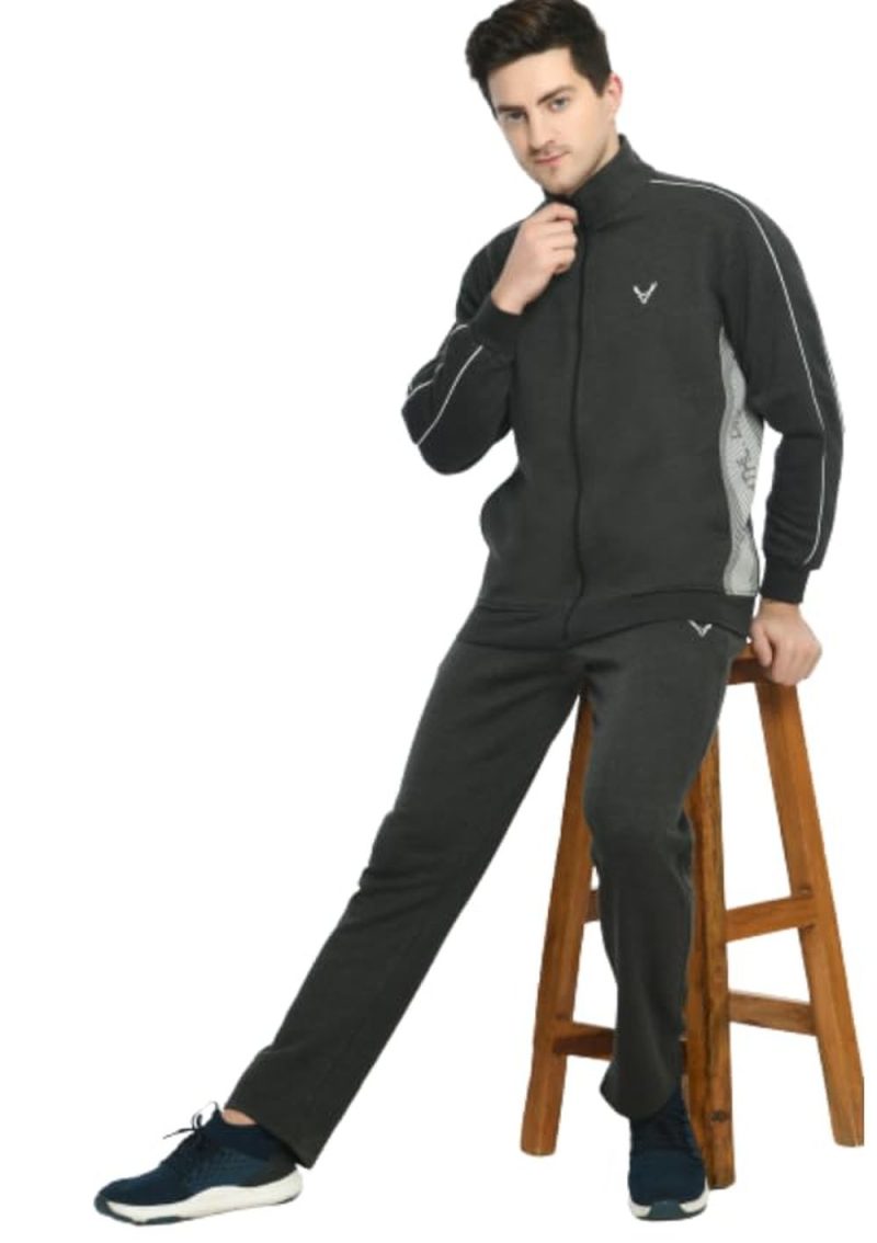 Deerdo Solid Men Track Suit