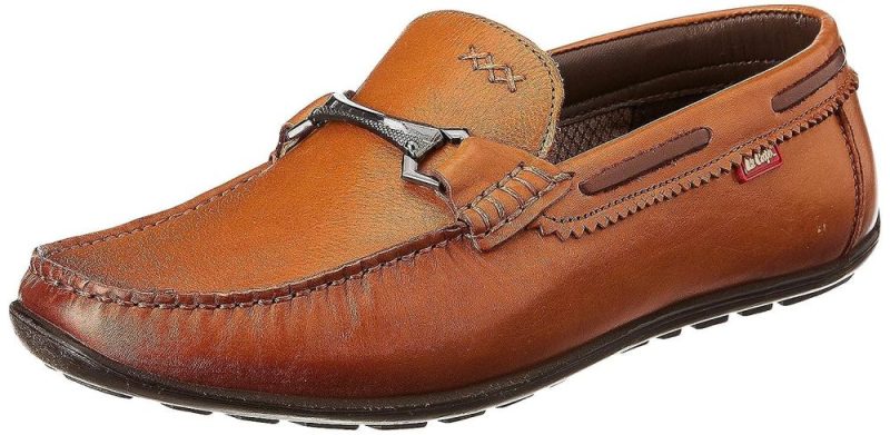 Lee Cooper Men Tan Leather Formal Shoes-8 Uk (42 Eu) (9 Us) (Lc3251E)