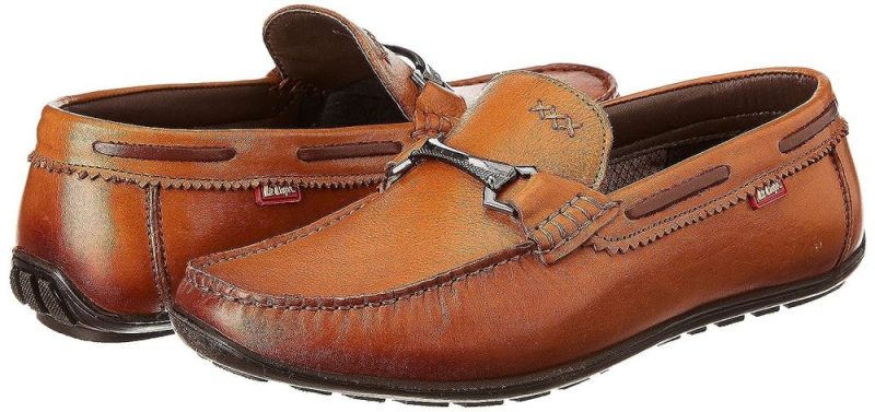 Lee Cooper Men Tan Leather Formal Shoes-8 Uk (42 Eu) (9 Us) (Lc3251E)