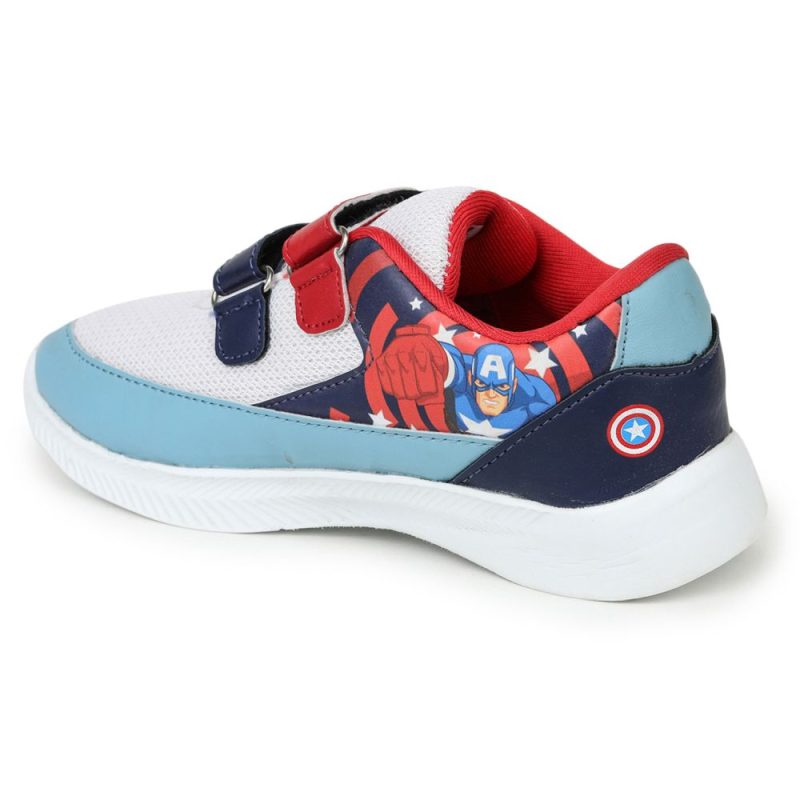 Marvel Avengers By Toothless Kids Boys Grey Blue Sports Shoes