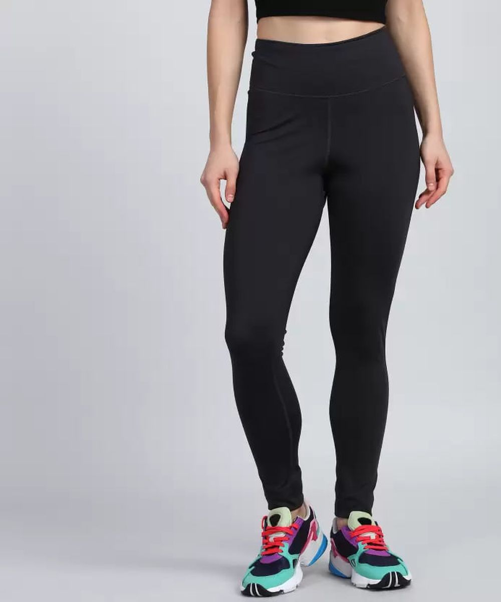 Buy Solid Women Black Tights Online at Best Price in India