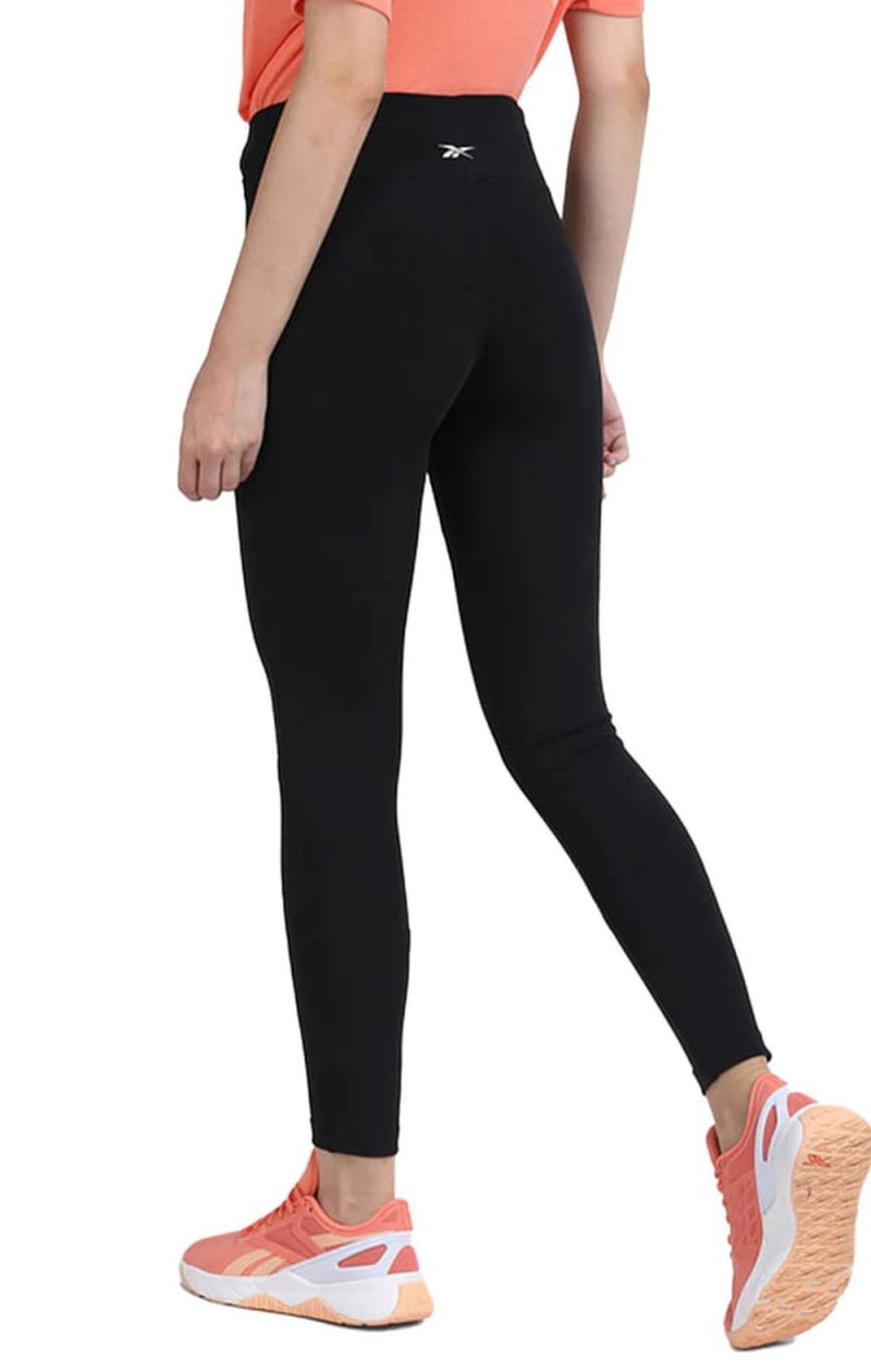 Black Mid Rise Flared Leggings