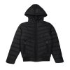 Gini & Jony Girls Black Solid Taffeta Full Sleeves Heavy Winter Jacket
