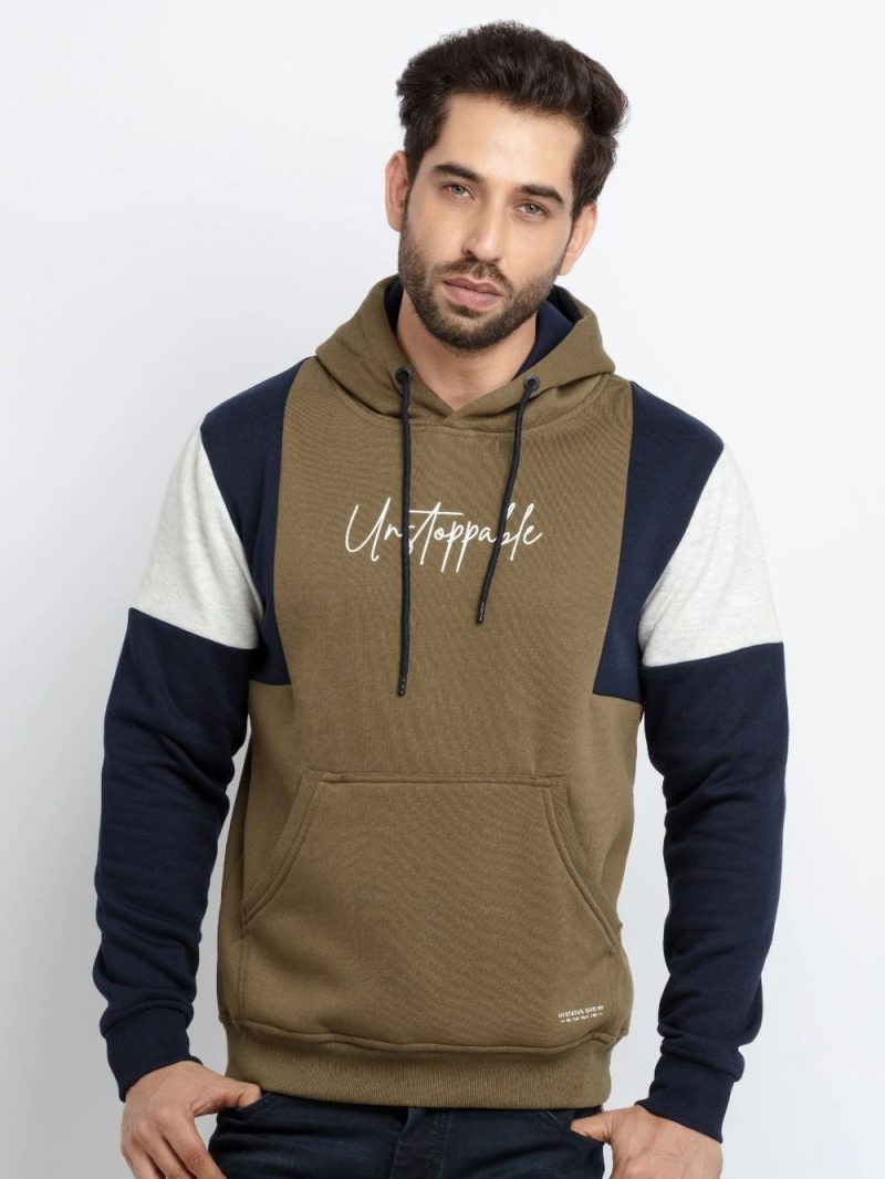 Mens Mix & Match Hooded Sweatshirt