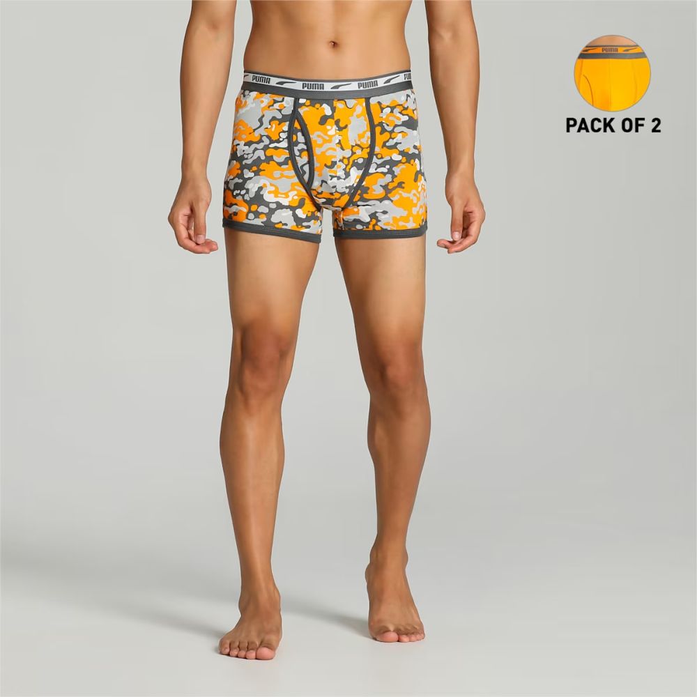 Stretch Camo Men'S Trunks Pack Of 2 With Everfresh Technology